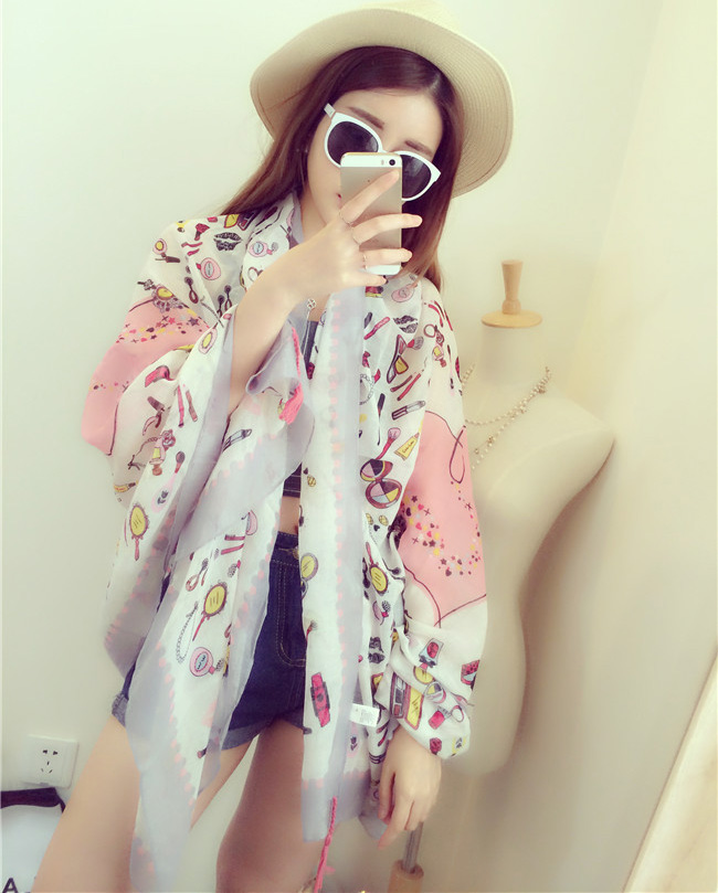 Wholesale cotton twill scarf fringed shawl