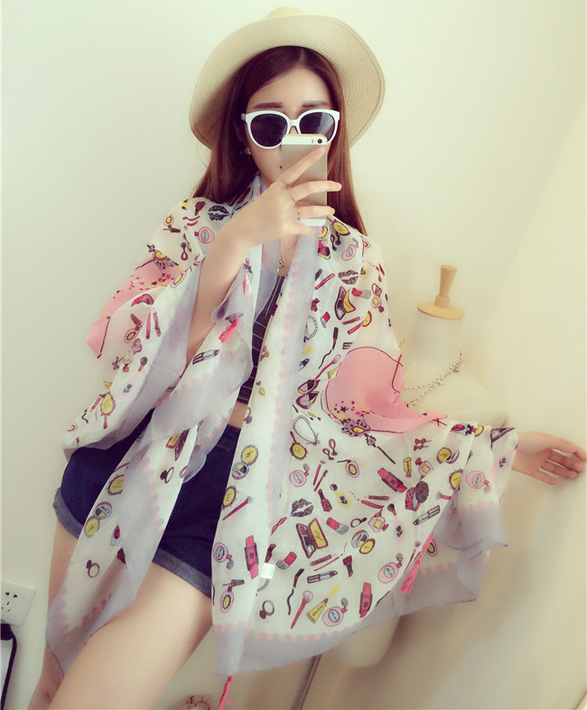Wholesale cotton twill scarf fringed shawl