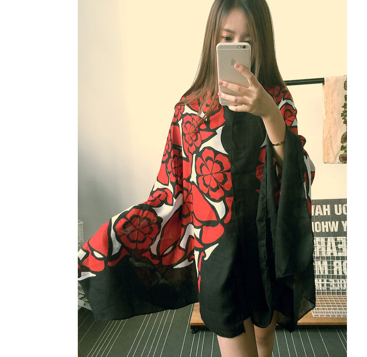 Wholesale white cotton scarf