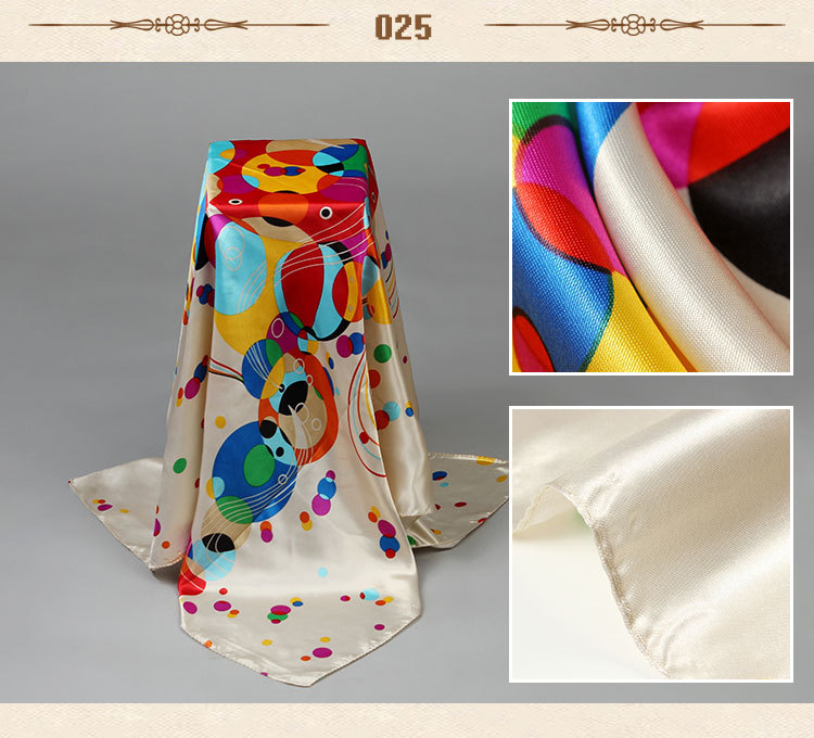 Wholesale square silk scarf for sale