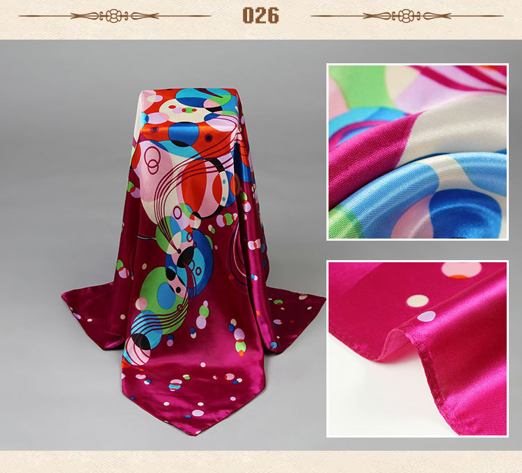 Wholesale square silk scarf for sale