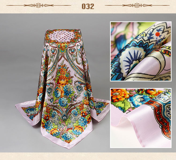 Wholesale square silk scarf for sale