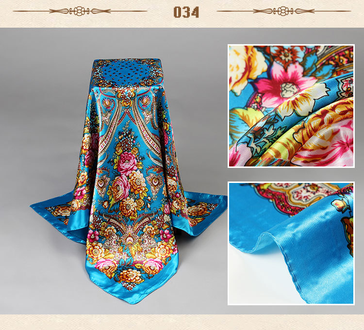 Wholesale square silk scarf for sale
