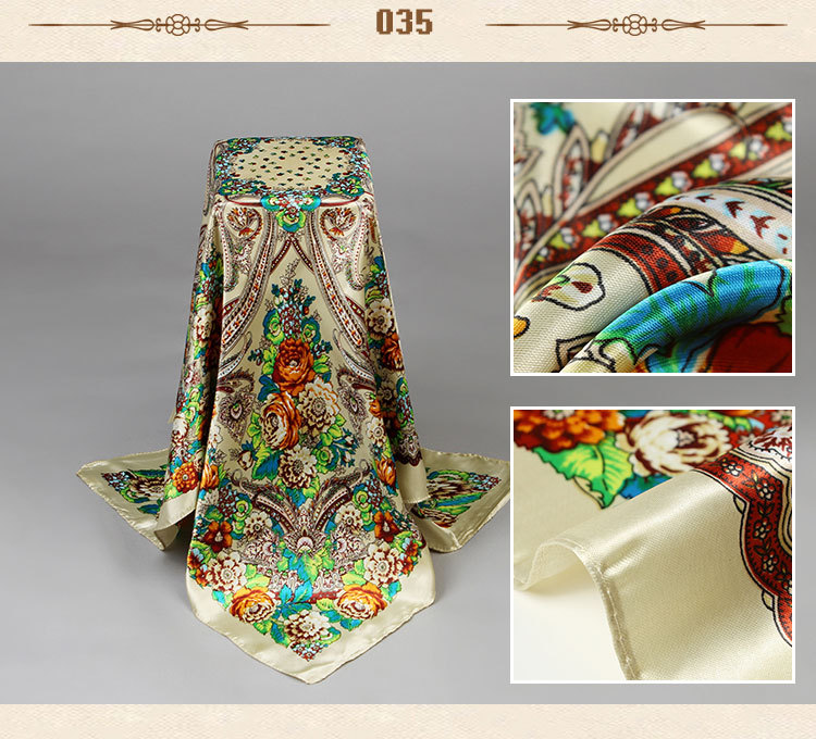 Wholesale square silk scarf for sale