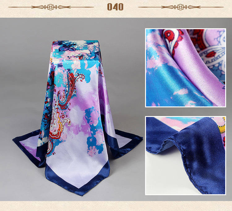 Wholesale square silk scarf for sale