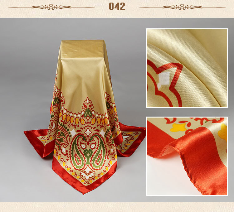 Wholesale square silk scarf for sale