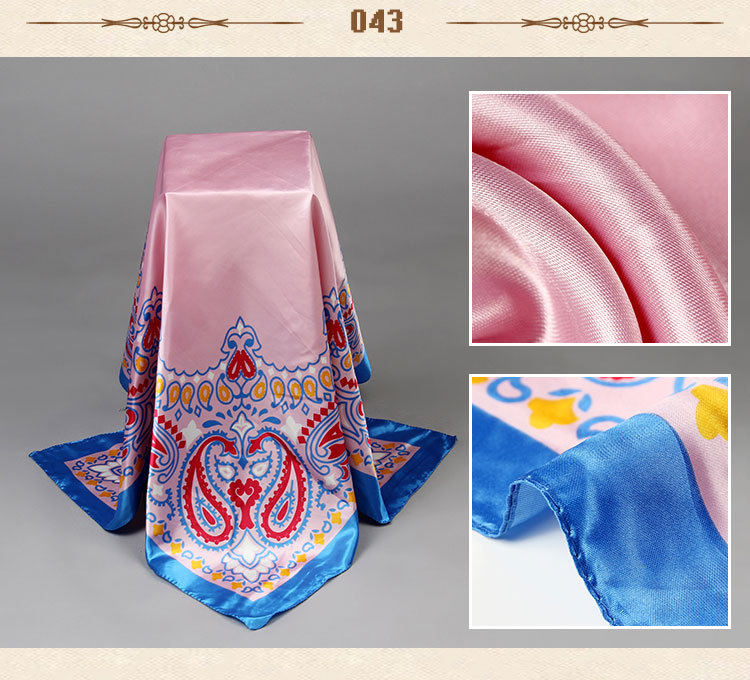 Wholesale square silk scarf for sale