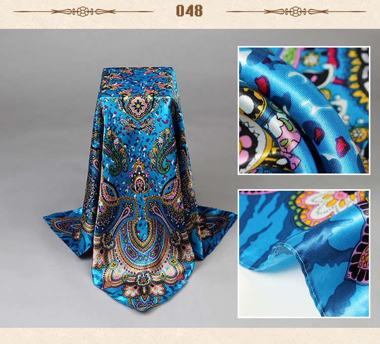 Wholesale women square silk scarf