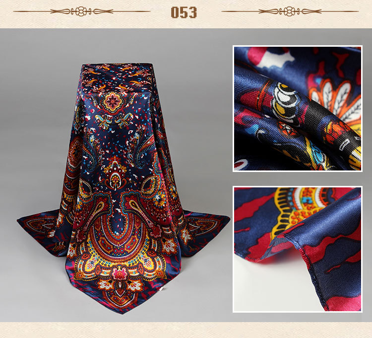 Wholesale women square silk scarf