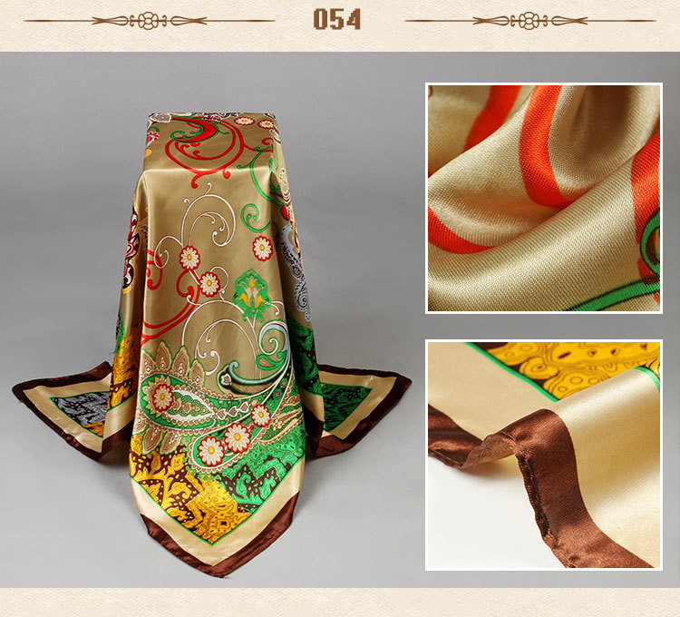 Wholesale women square silk scarf