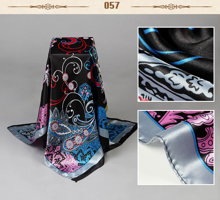 Wholesale women square silk scarf