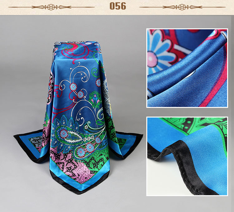 Wholesale women square silk scarf
