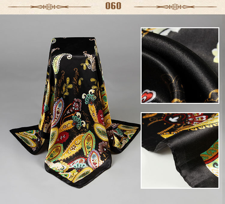Wholesale women square silk scarf