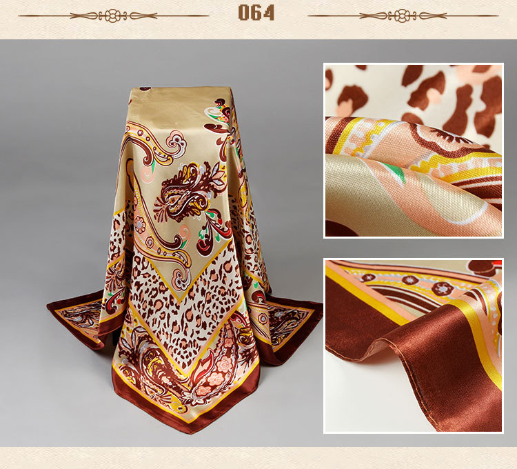 Wholesale women square silk scarf
