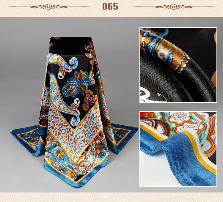 Wholesale women square silk scarf