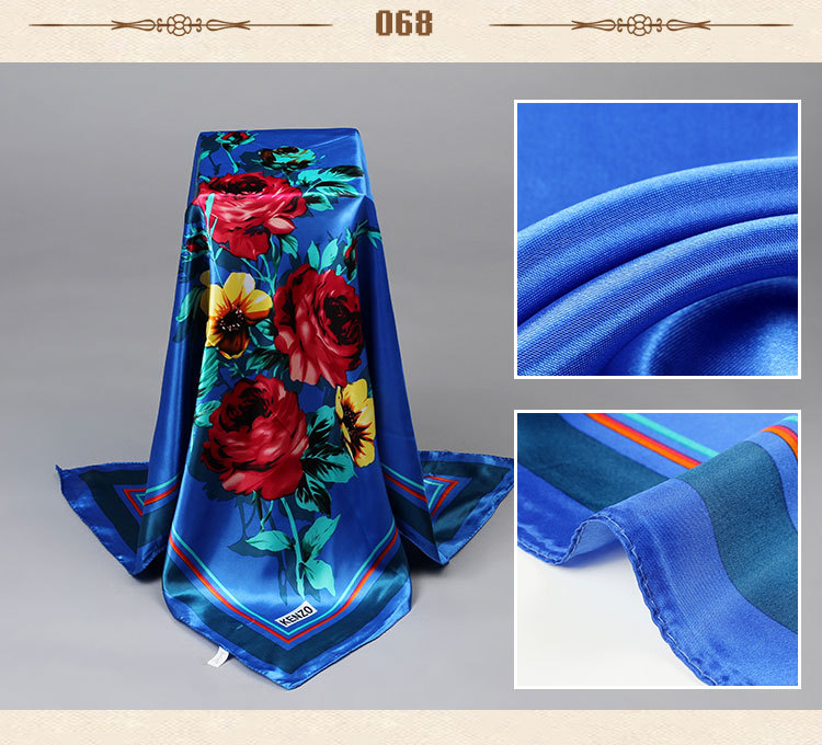 Wholesale women square silk scarf