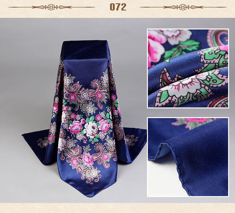 Wholesale silk small square scarves