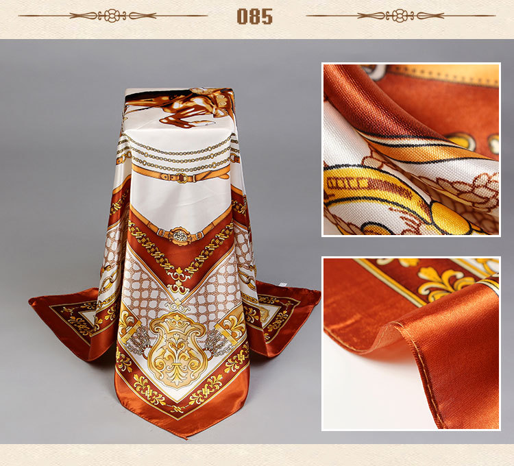 Wholesale silk small square scarves