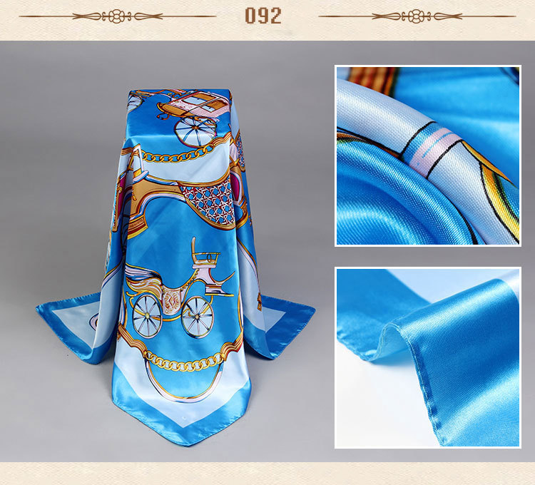Wholesale silk small square scarves