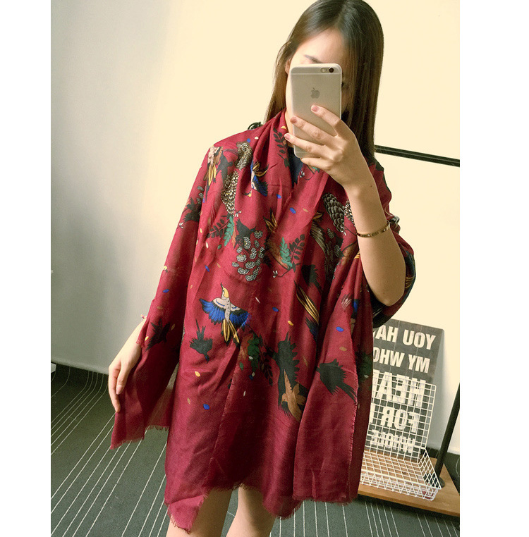 Wholesale cotton crochet shawl