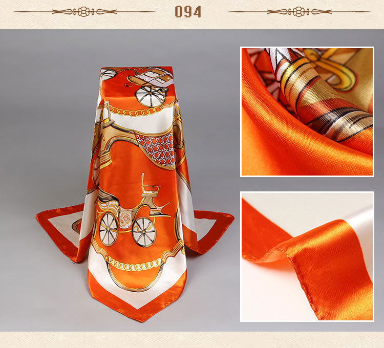 Wholesale silk small square scarves