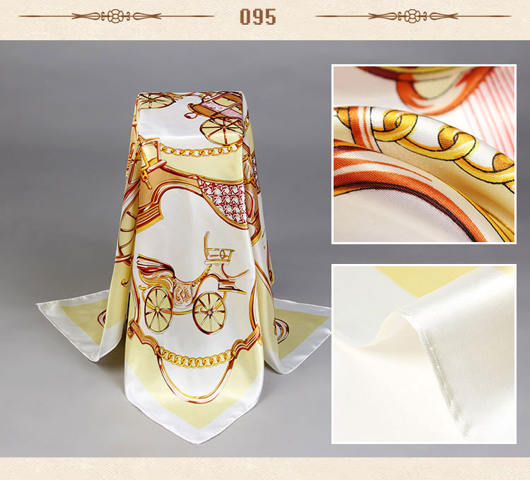 Wholesale silk small square scarves