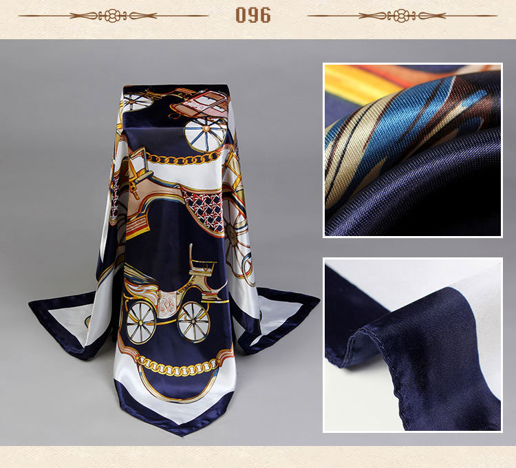 Wholesale silk small square scarves