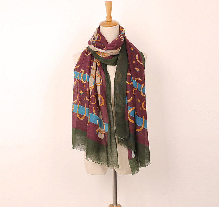 Wholesale viscose cotton thin scarf