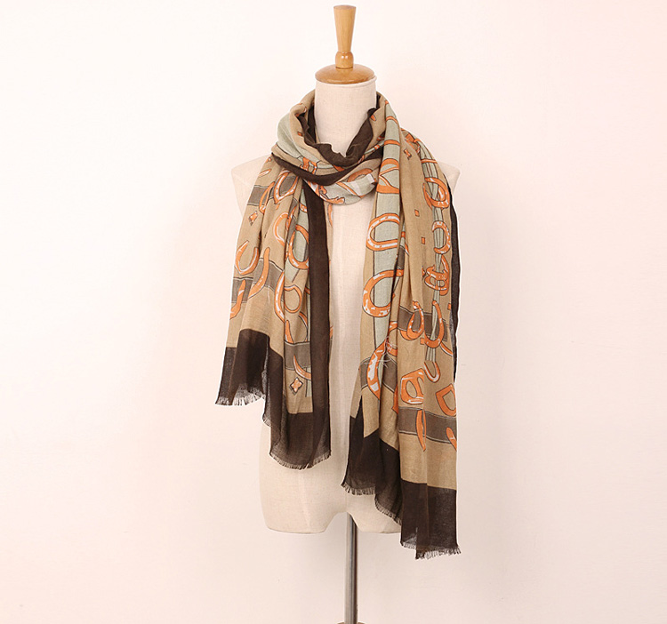 Wholesale viscose cotton thin scarf