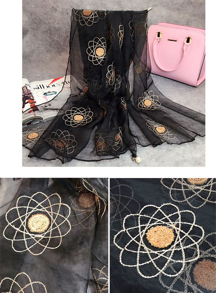 Wholesale silk gauze scarf