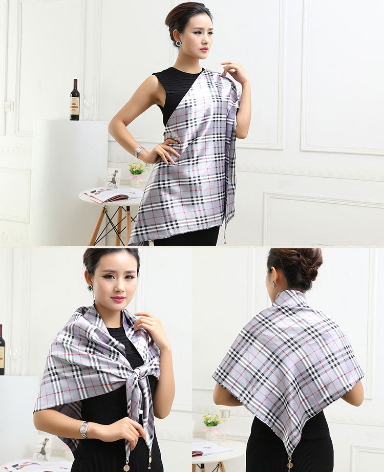 Wholesale silk triangle scarf women