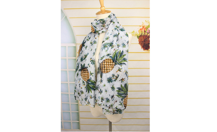 Wholesale patterned silk scarf