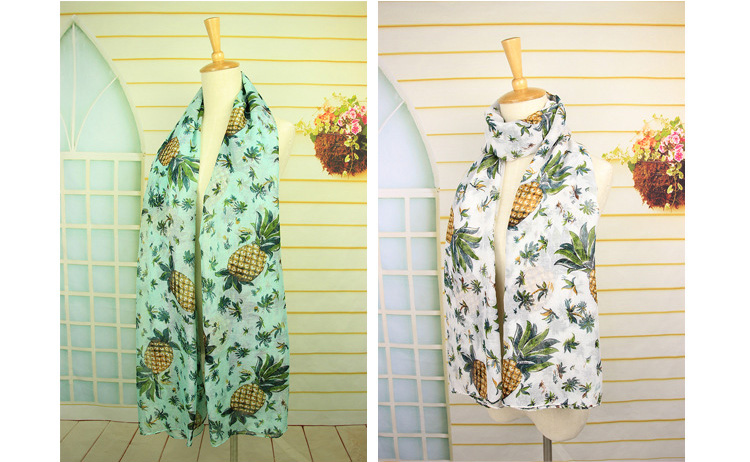 Wholesale patterned silk scarf