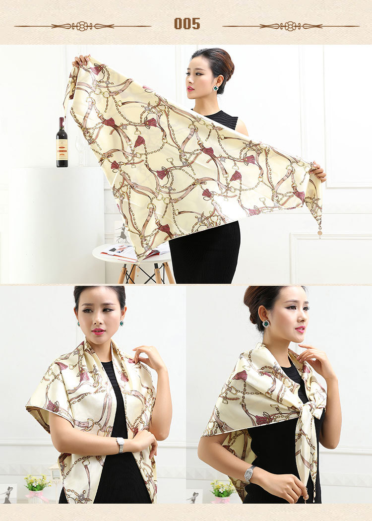 Wholesale triangle silk scarf