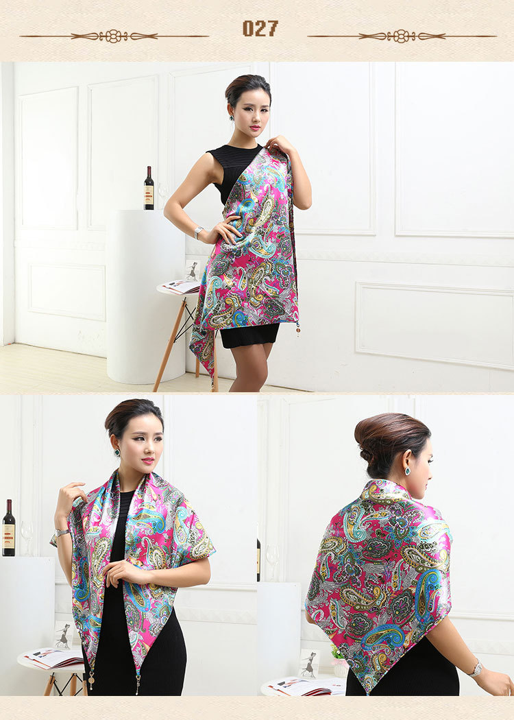 Wholesale silk triangle scarf