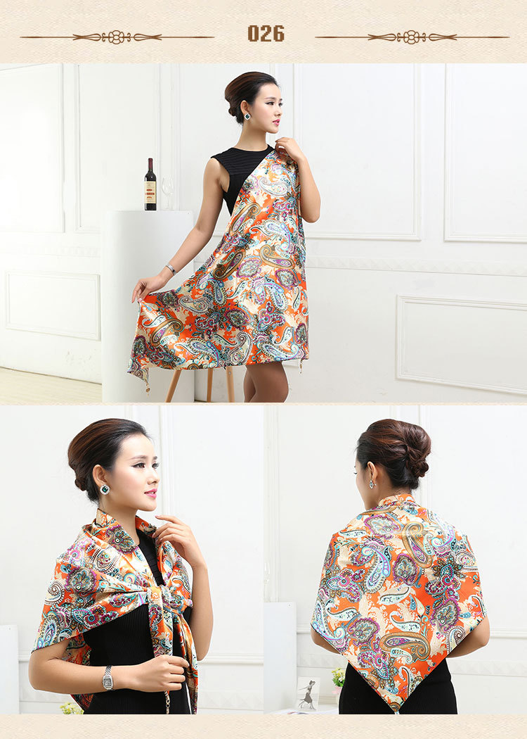 Wholesale silk triangle scarf