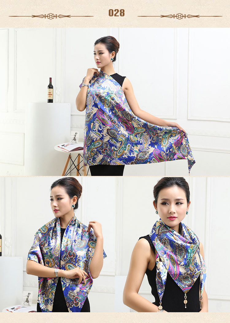 Wholesale silk triangle scarf