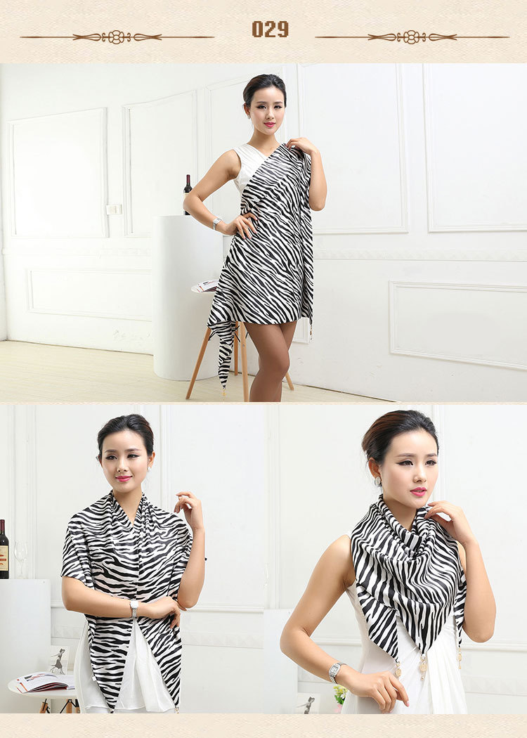 Wholesale silk triangle scarf