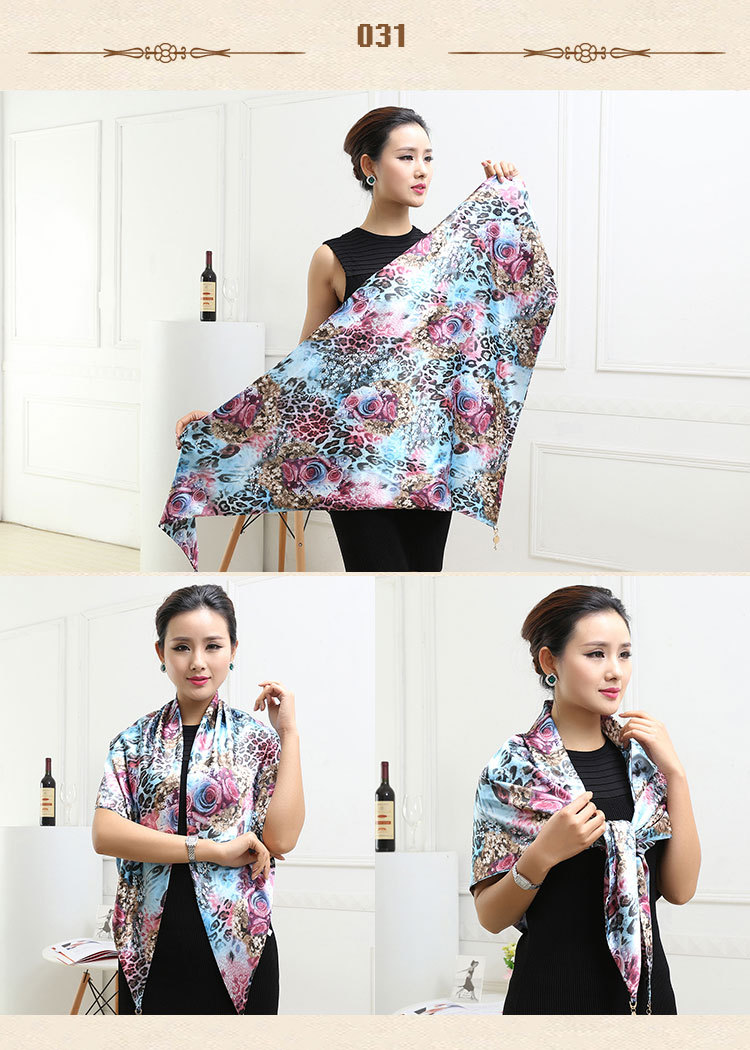Wholesale silk triangle scarf
