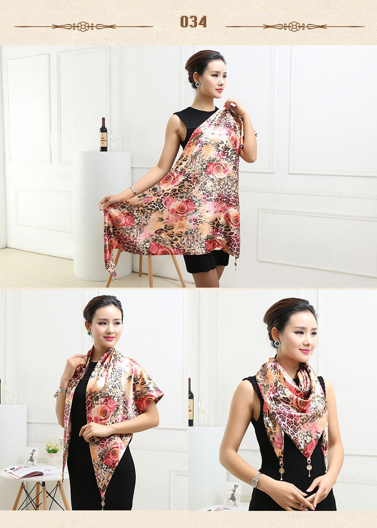 Wholesale silk triangle scarf