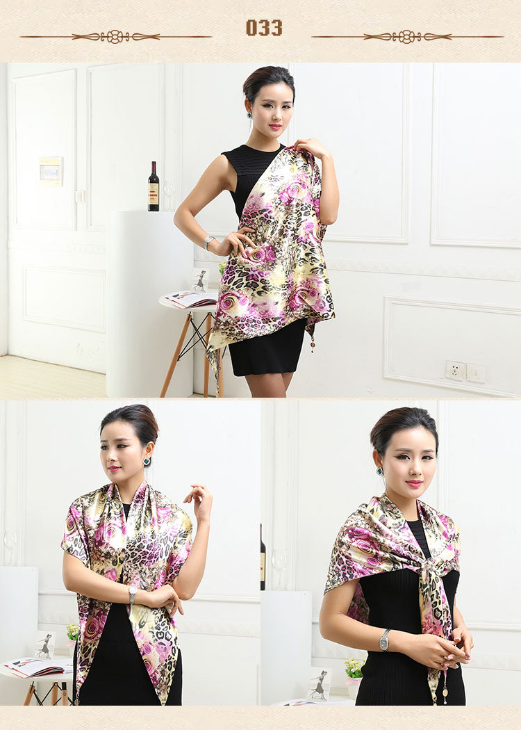 Wholesale silk triangle scarf