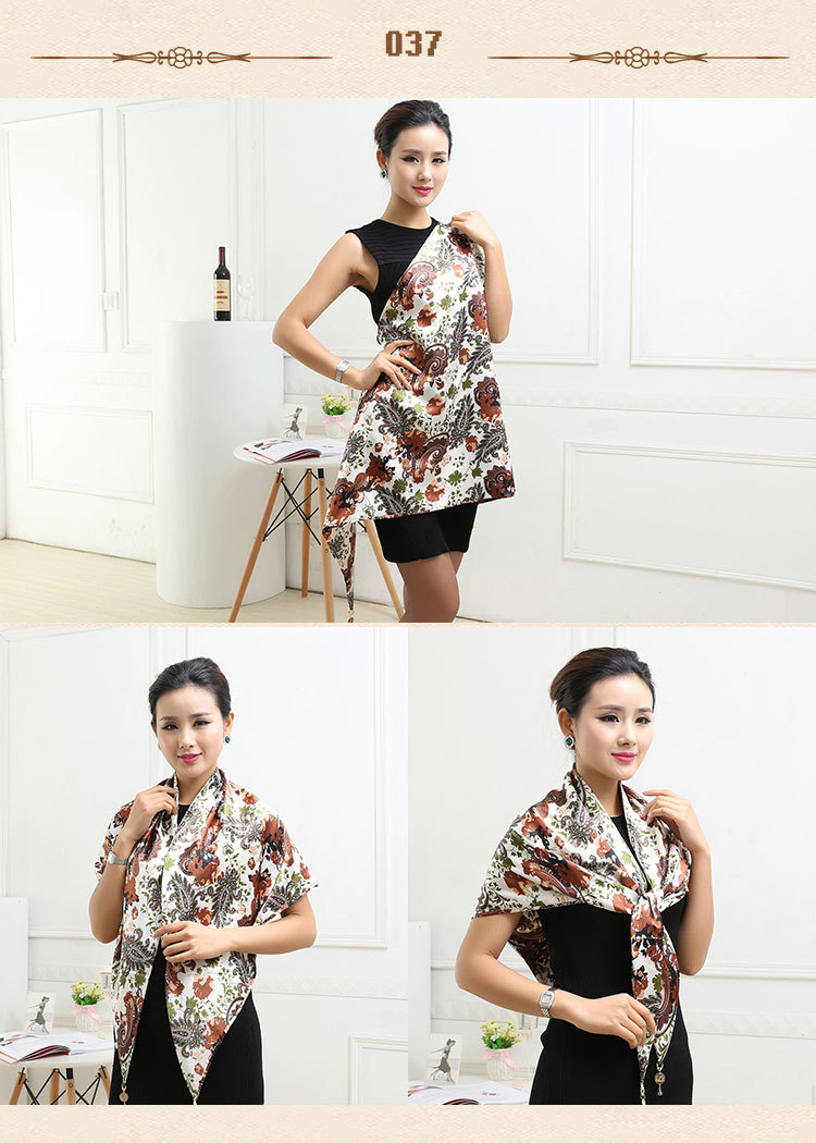 Wholesale silk triangle scarf