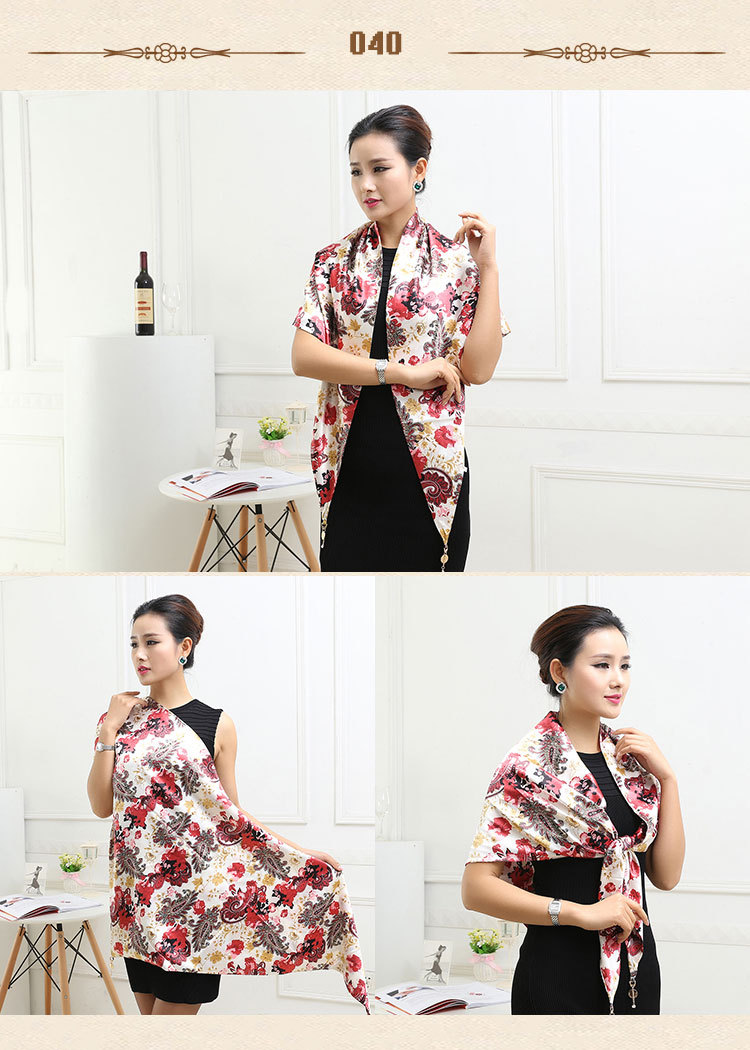 Wholesale silk triangle scarf
