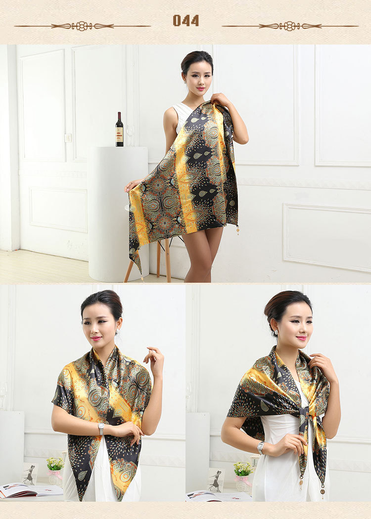 Wholesale silk triangle scarf