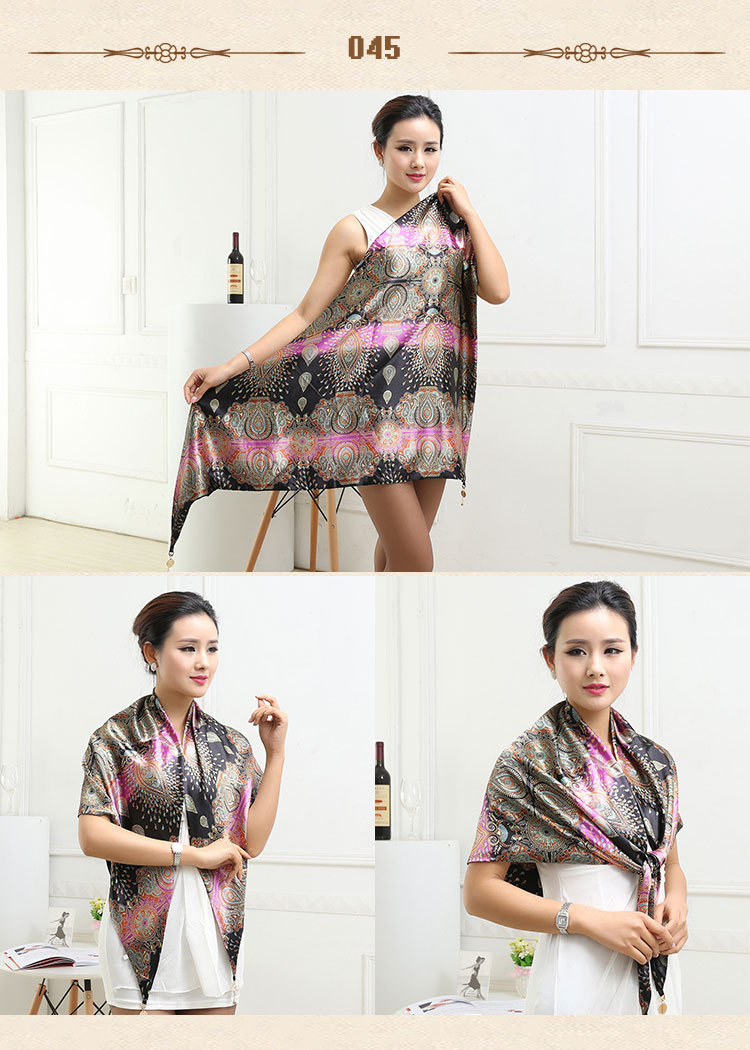Wholesale silk triangle scarf