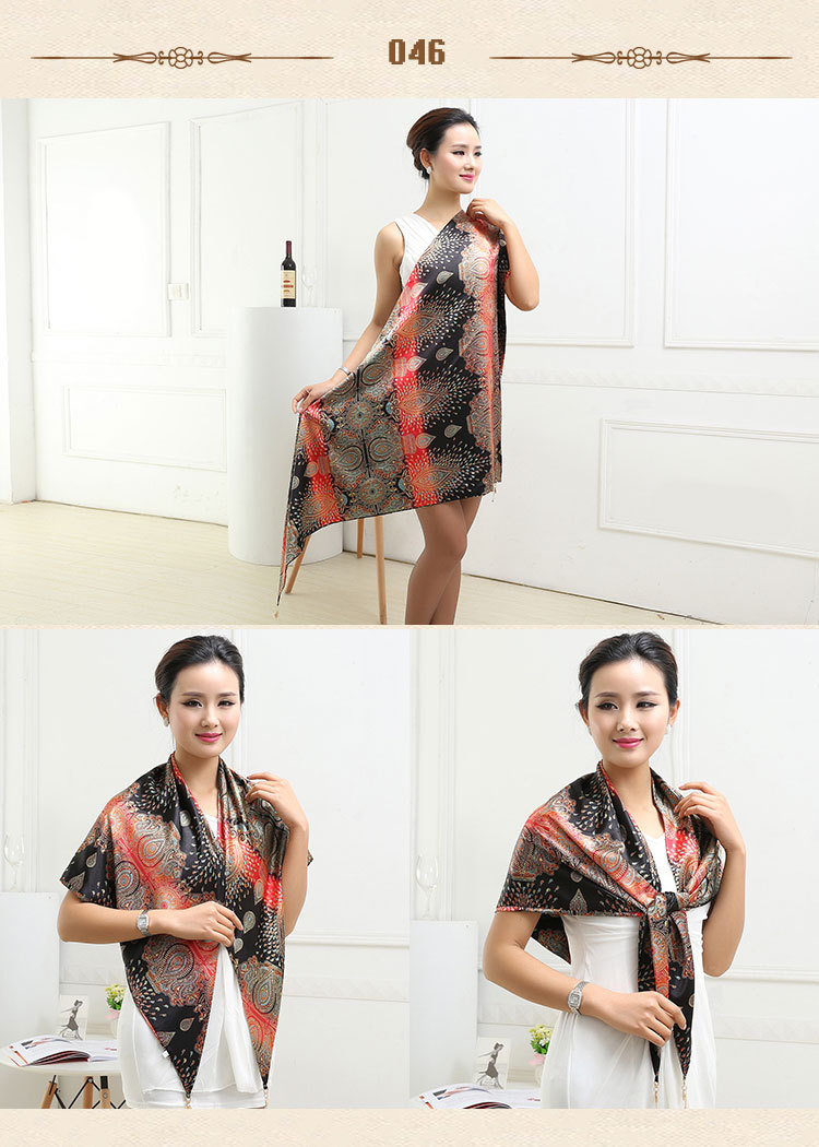 Wholesale silk triangle scarf
