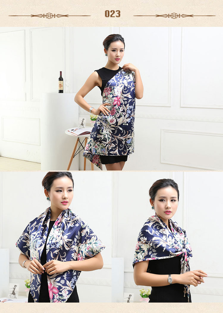 Wholesale triangle silk scarf