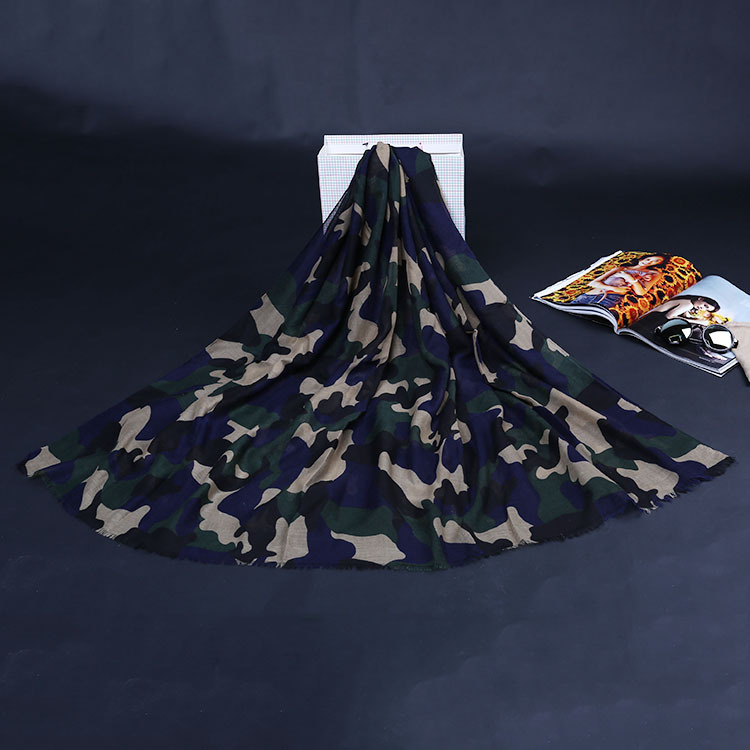 Wholesale camouflage printed scarf pattern