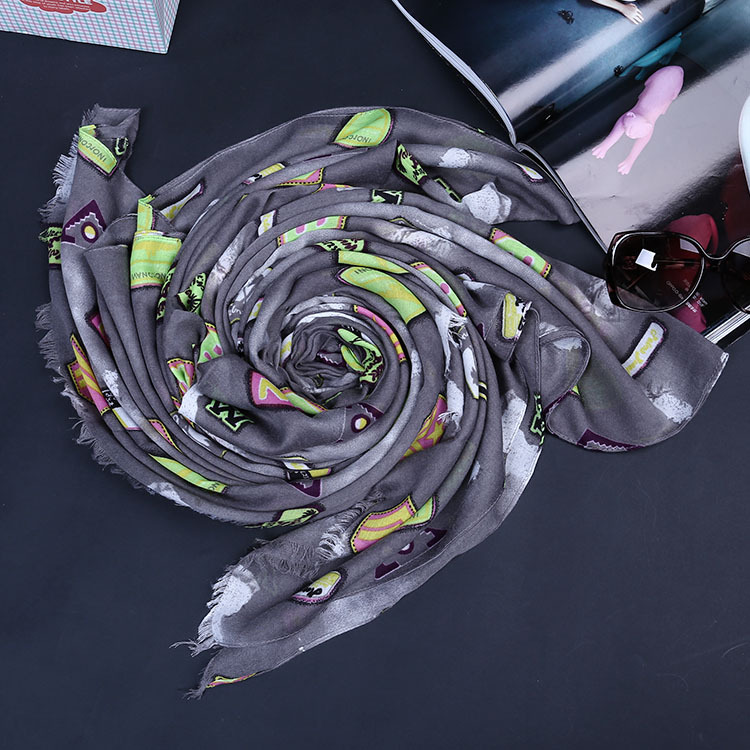 Wholesale modal fringed scarf