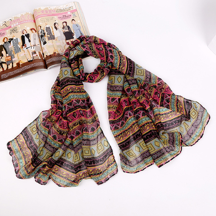 Wholesale viscose cotton shawl